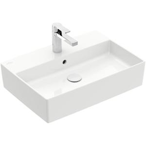 Villeroy & Boch Memento 2.0 Opzet Wastafel - 60x42cm - overloop - ceramic+ - wit 4A0760R1