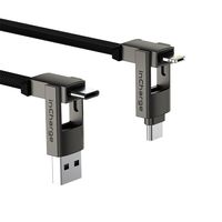 Rolling Square inCharge 6 Max USB-kabel 1,5 m USB C USB A Grijs - thumbnail