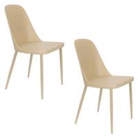 Housecraft Living Pip Eetkamerstoelen Beige - Set van 2