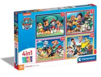 Clementoni Paw Patrol puzzel 4-in-1