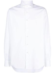 Xacus chemise boutonnée à col biaisé - Blanc