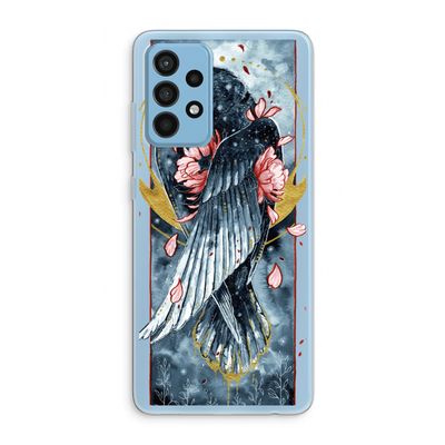Golden Raven: Samsung Galaxy A52 Transparant Hoesje