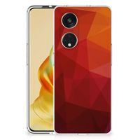 TPU Hoesje voor OPPO Reno8 T 5G Polygon Red - thumbnail