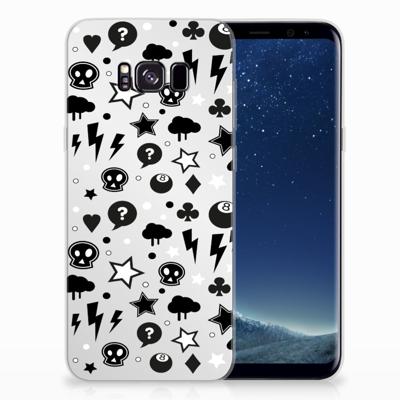 Silicone Back Case Samsung Galaxy S8 Plus Silver Punk