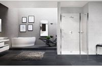 Novellini Young Draaideur voor Nis 117-121x200 cm helder glas Mat Chroom