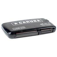 Caruba D43036 geheugenkaartlezer USB 2.0 Zwart - thumbnail
