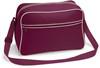 Atlantis BG14 Retro Shoulder Bag - Burgundy/Sand - 40 x 28 x 18 cm - thumbnail