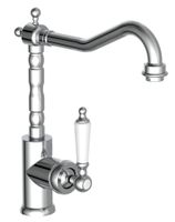 Schutte OLD STYLE ééngreepsmengkraan keuken met hoge uitloop | chroom - 72500 - 72500