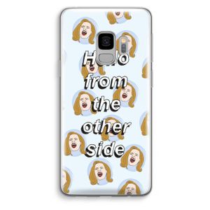 Hello: Samsung Galaxy S9 Transparant Hoesje