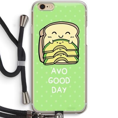 Avo Good Day: iPhone 6 / 6S Transparant Hoesje met koord