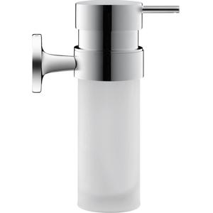 Duravit Starck T Zeepdispenser - 17.6x6cm - matglas - chroom 0099351000