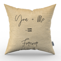 Valentijn kussen You+ Me = Forever - Pillow Buddies