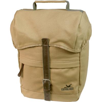 Greenlands enkele fietstas canvas travel 20 liter 30 x 37 x 17 cm camel