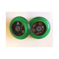 JD Bug wheelset 100 mm black-green - thumbnail