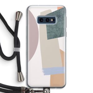 Lindo: Samsung Galaxy S10e Transparant Hoesje met koord