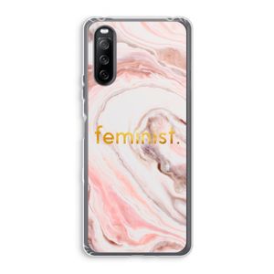 Feminist: Sony Xperia 10 III Transparant Hoesje