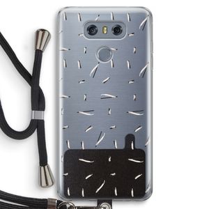 Hipster stripes: LG G6 Transparant Hoesje met koord