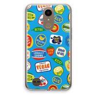 Fruitsticker: LG K10 (2017) Transparant Hoesje