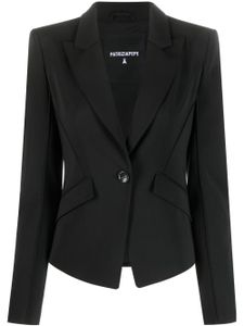 Patrizia Pepe blazer Essentiel à simple boutonnage - Noir