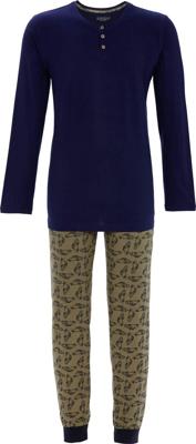 Heren pyjama auto's blauw