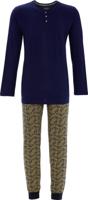 Heren pyjama auto's blauw