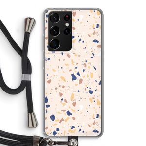 Terrazzo N°23: Samsung Galaxy S21 Ultra Transparant Hoesje met koord