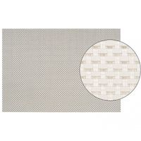 Placemat met geweven print wit 45 x 30 cm