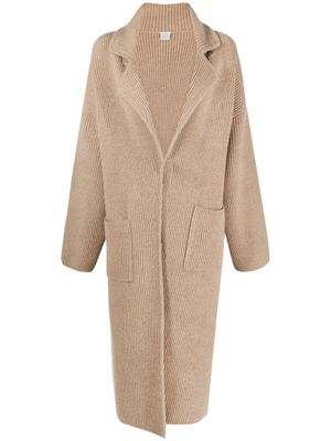 TOTEME manteau nervuré à épaules tombantes - Tons neutres