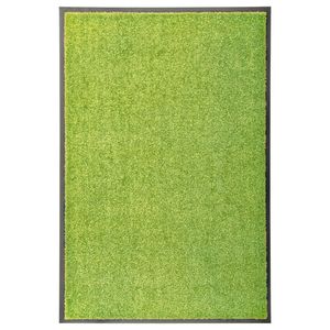 vidaXL Deurmat wasbaar 60x90 cm groen