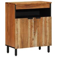 Dressoir met plank Bruin 60 x 33 x 75 cm Massief acaciahout