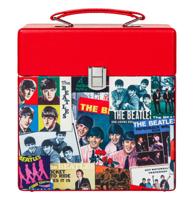 Crosley Singles Opslag Koffer - The Beatles Rood
