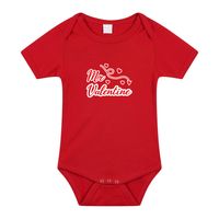 Mr Valentine cadeau baby rompertje rood jongens/babys Mr Valentine cadeau baby rompertje rood jongens/babys
