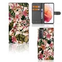 Samsung Galaxy S21 Hoesje Flowers Samsung Galaxy S21 Hoesje Flowers