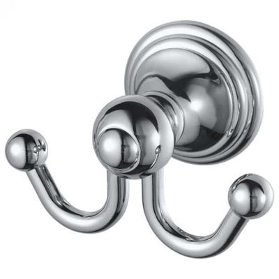 Handdoekhaak Haceka Allure | Wandmontage | Dubbel haaks | RVS | Rond | Chroom