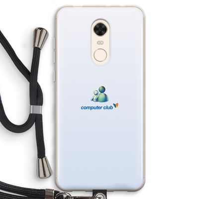 MSN: Xiaomi Redmi 5 Transparant Hoesje met koord