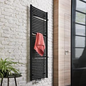 Handdoekradiator HSK Line Plus| 60x177.5 cm | CV en/of electrische werking | Mat zwart