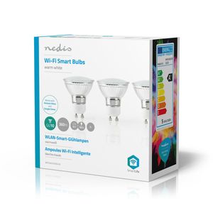 Nedis SmartLife LED Bulb - WIFILW31CRGU10 - Chroom