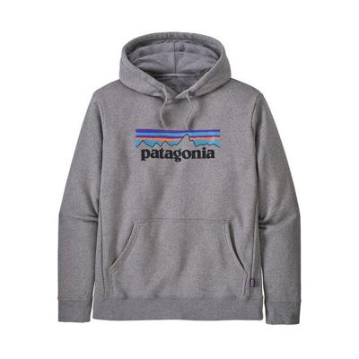 Patagonia P-6 Logo Uprisal Hoody Trui Heren Gravel Heather M