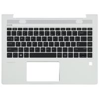 HP laptop toetsenbord qwerty us + top cover - zilver
