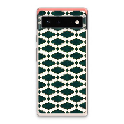 Moroccan tiles: Google Pixel 6 Transparant Hoesje
