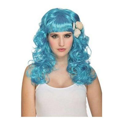 Pruik My Other Me Blauw Zeemeermin