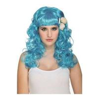 Pruik My Other Me Blauw Zeemeermin