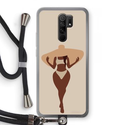 Let's get salty: Xiaomi Redmi 9 Transparant Hoesje met koord