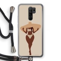 Let's get salty: Xiaomi Redmi 9 Transparant Hoesje met koord