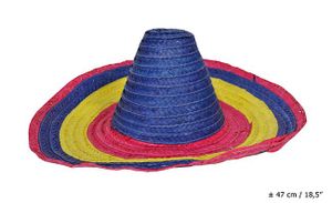 Hoed sombrero 3 kleuren