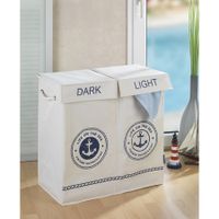 WENKO 62003100 wasmand 108 l Rechthoekig Polyester Blauw - thumbnail