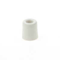 2x Deurbuffer / deurstopper wit rubber 35 x 30 mm