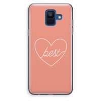 Best heart: Samsung Galaxy A6 (2018) Transparant Hoesje