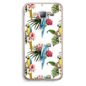 Kleurrijke papegaaien: Samsung Galaxy J3 (2016) Transparant Hoesje