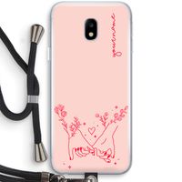 Best Friends: Samsung Galaxy J3 (2017) Transparant Hoesje met koord